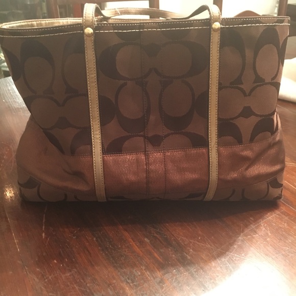 Coach signature tote, chocolate - Picture 3 of 3